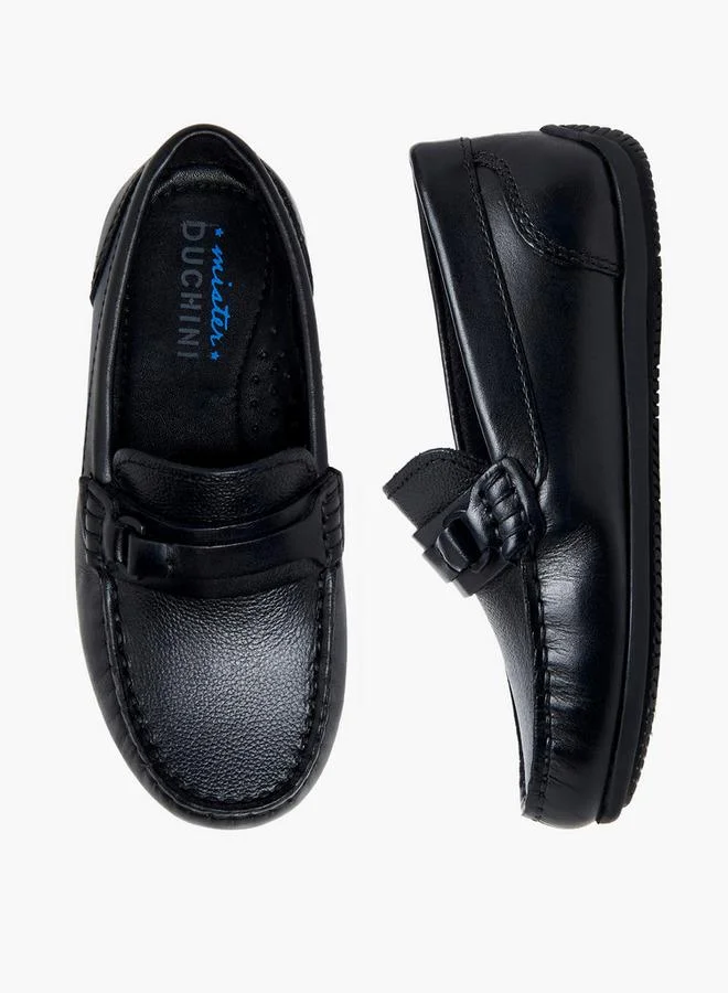 سيد دوتشيني أحذية موكاسين جلدية للأولاد سهلة الارتداء تشكيلة رمضان